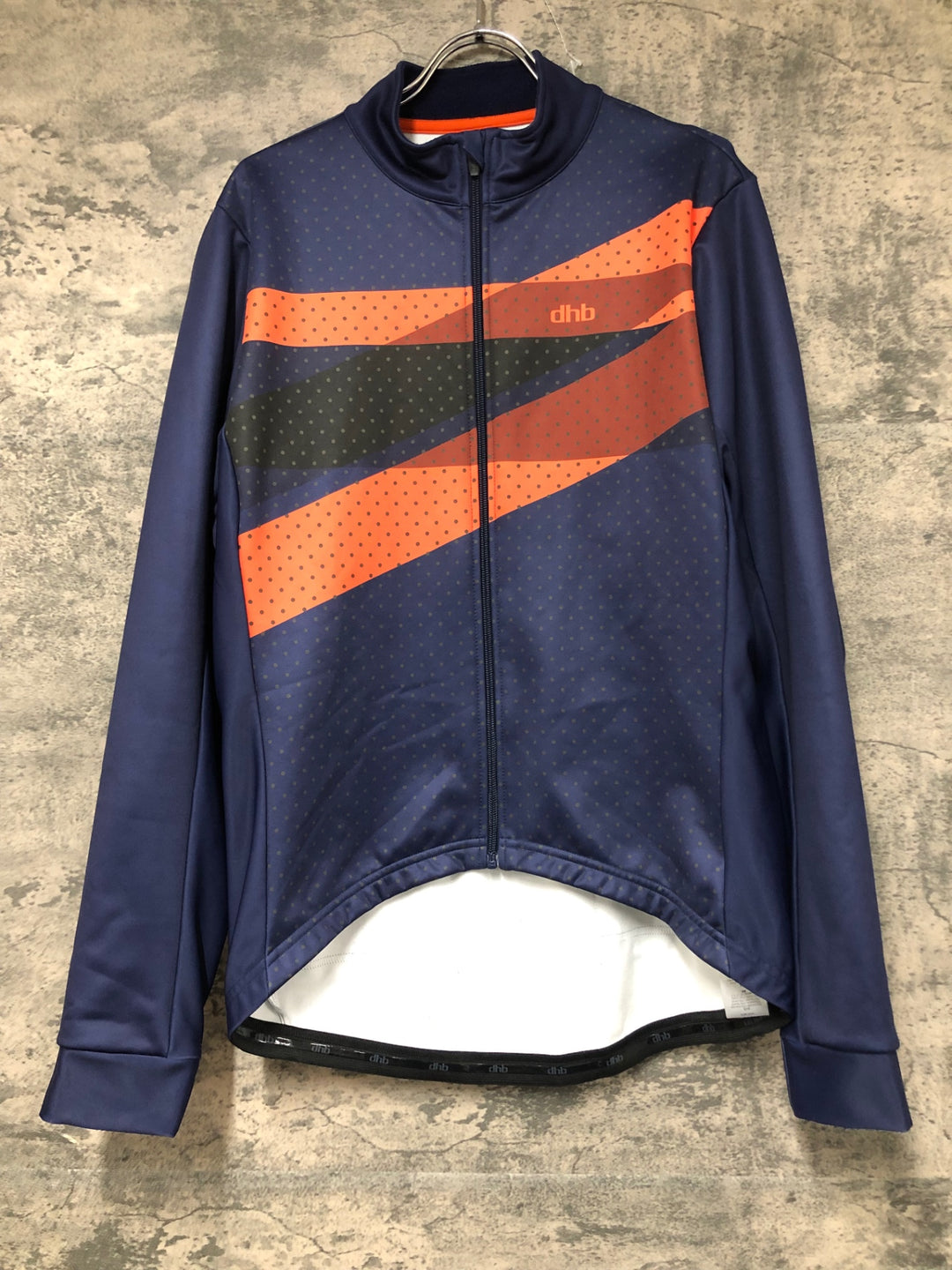 KA125 dhb 長袖 サイクルジャージ 紺 XL 裏起毛