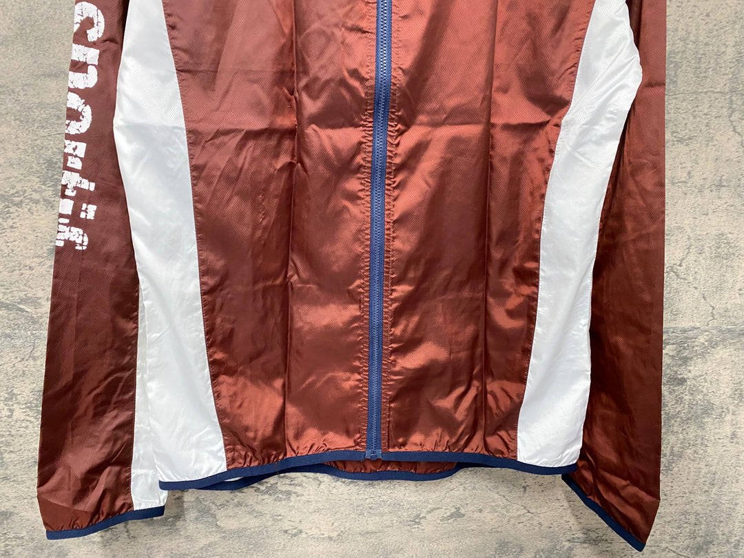KC989 ルコックスポルティフ le coq sportif 長袖 ウィンドブレーカー バーガンディー L ※ロゴ剥げ