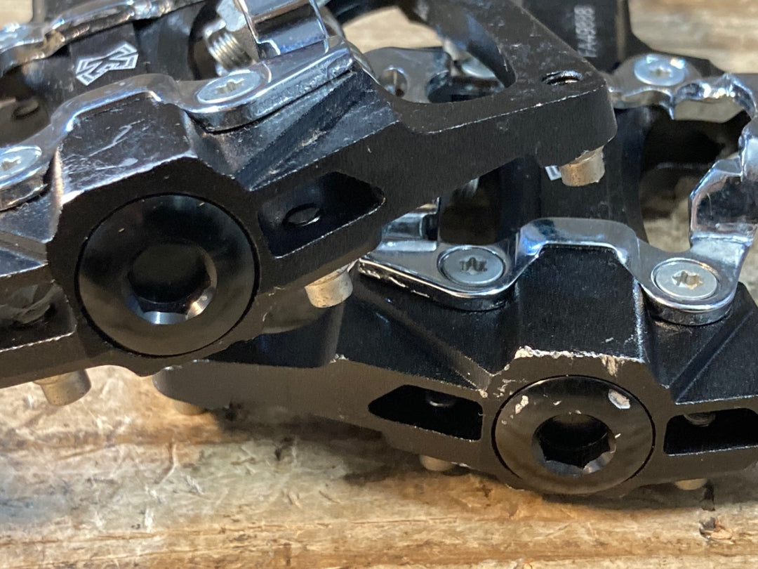 JS183 KCNC クリップレスプラットフォームペダル ビンディングペダル 片面フラット