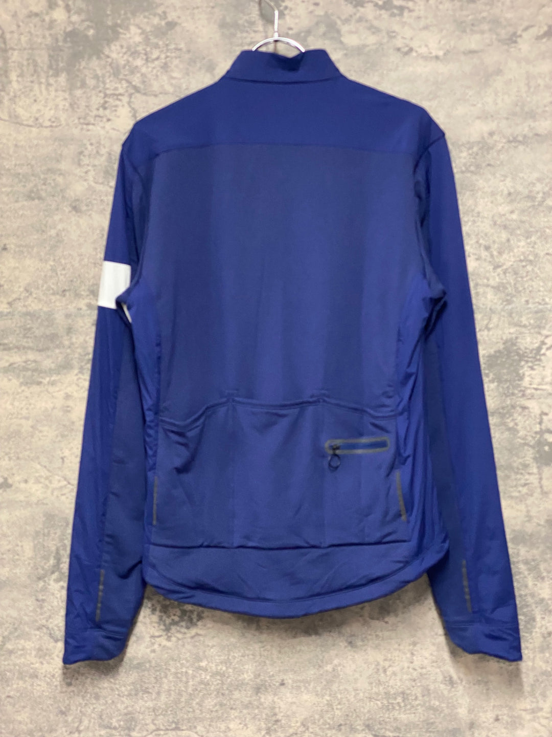 KB329 ラファ Rapha WINDBLOCK WINTER JERSEY 長袖 サイクルジャージ 紺 M 裏起毛