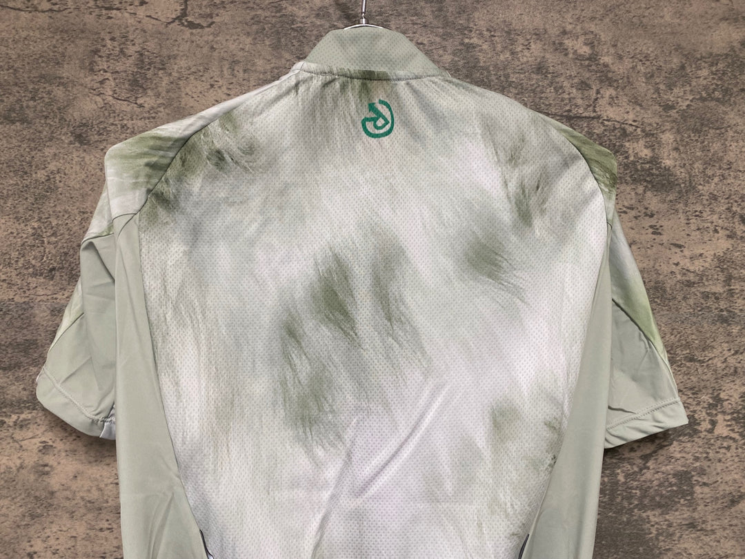 JV983 レリック reric Fuzzy Womens Standerd Jersey 半袖サイクルジャージ レディース M 白