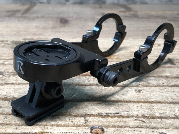 JN527 レックマウント REC-MOUNTS 両持ち サイコンマウント Φ31.8 ガーミン キャットアイ用ライトマウント付き