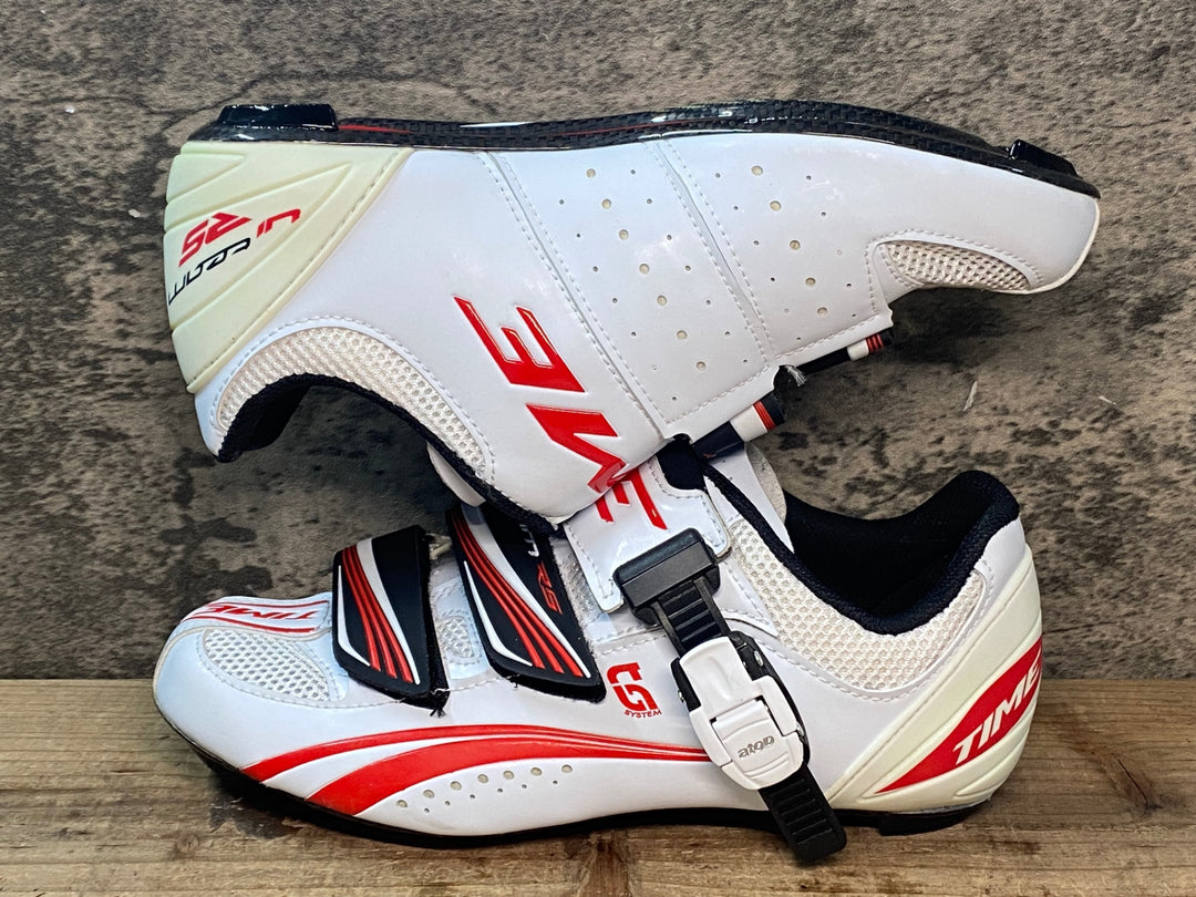 JR488 タイム TIME ULTEAM RS CARBON ビンディングシューズ 白 EU36