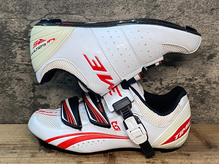 JR488 タイム TIME ULTEAM RS CARBON ビンディングシューズ 白 EU36