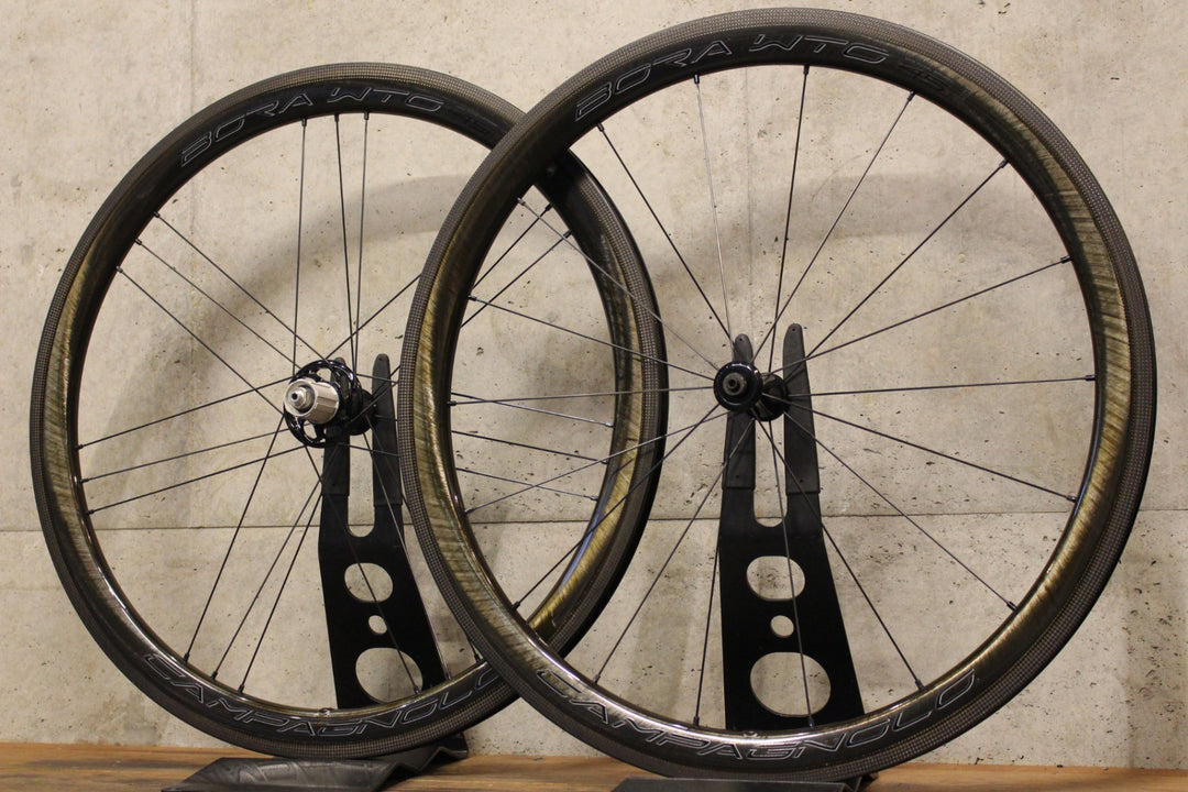 カンパニョーロ CAMPAGNOLO ボーラ BORA WTO 45 RIM AC3 シマノ 12/11S 19C カーボン チューブレス ホイールセット 【福岡店】
