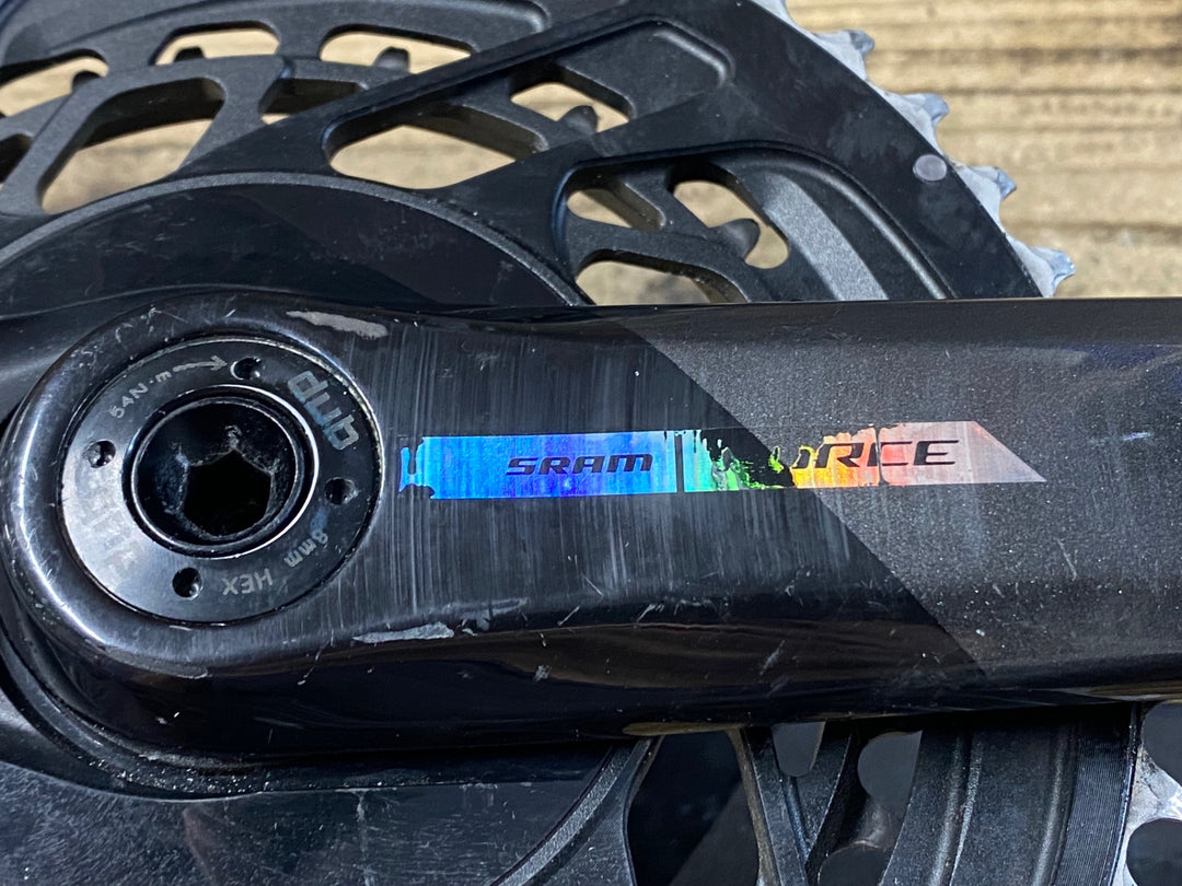 JZ300 スラム SRAM フォース FORCE AXS D2 クランクセット 170mm 48/35T 12S 左アーム パワーメーター