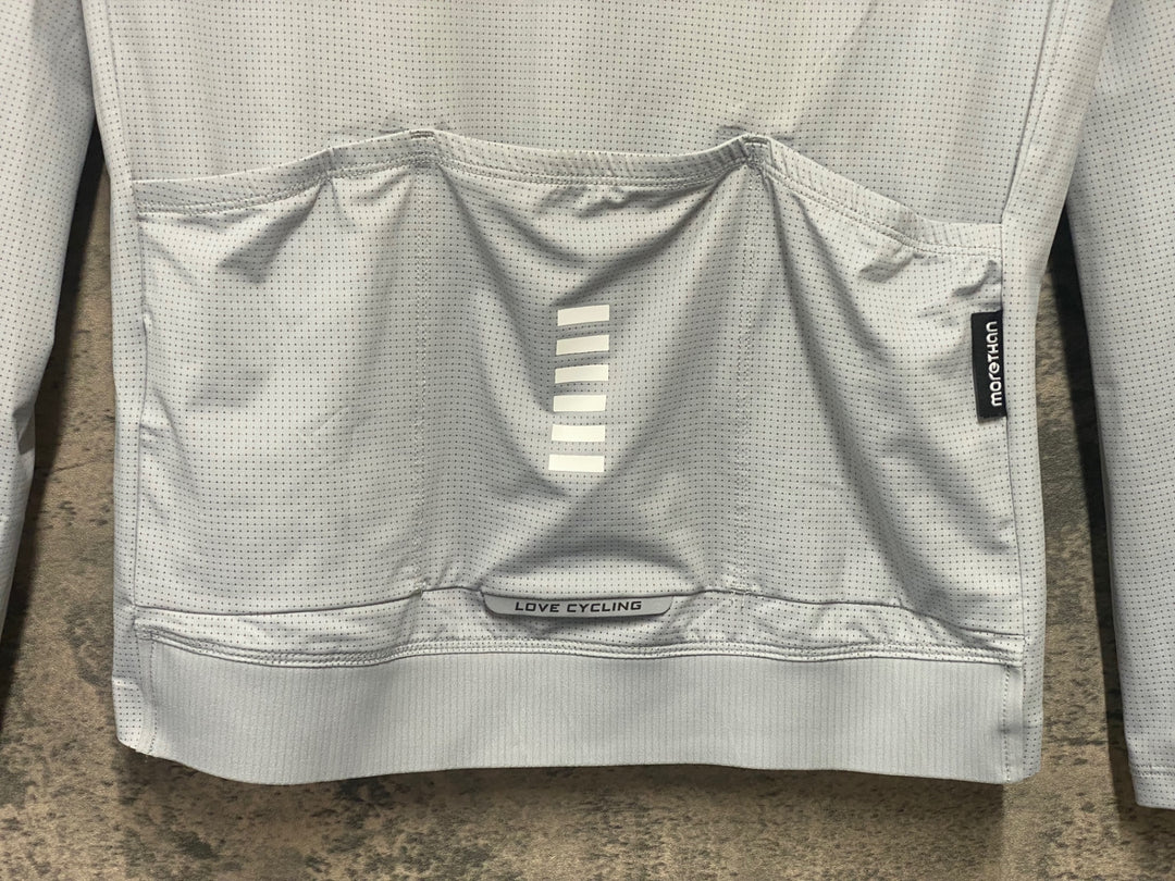 JX356 モーゼン MORETHAN 長袖サイクルジャージ グレー L