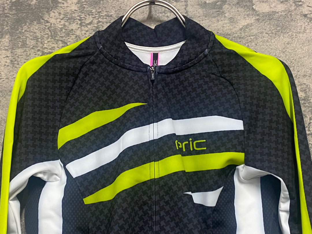 JV961 レリック reric Women's Grace Long Sleeve Jersey 長袖サイクルジャージ 黒 M 裏起毛 レディース