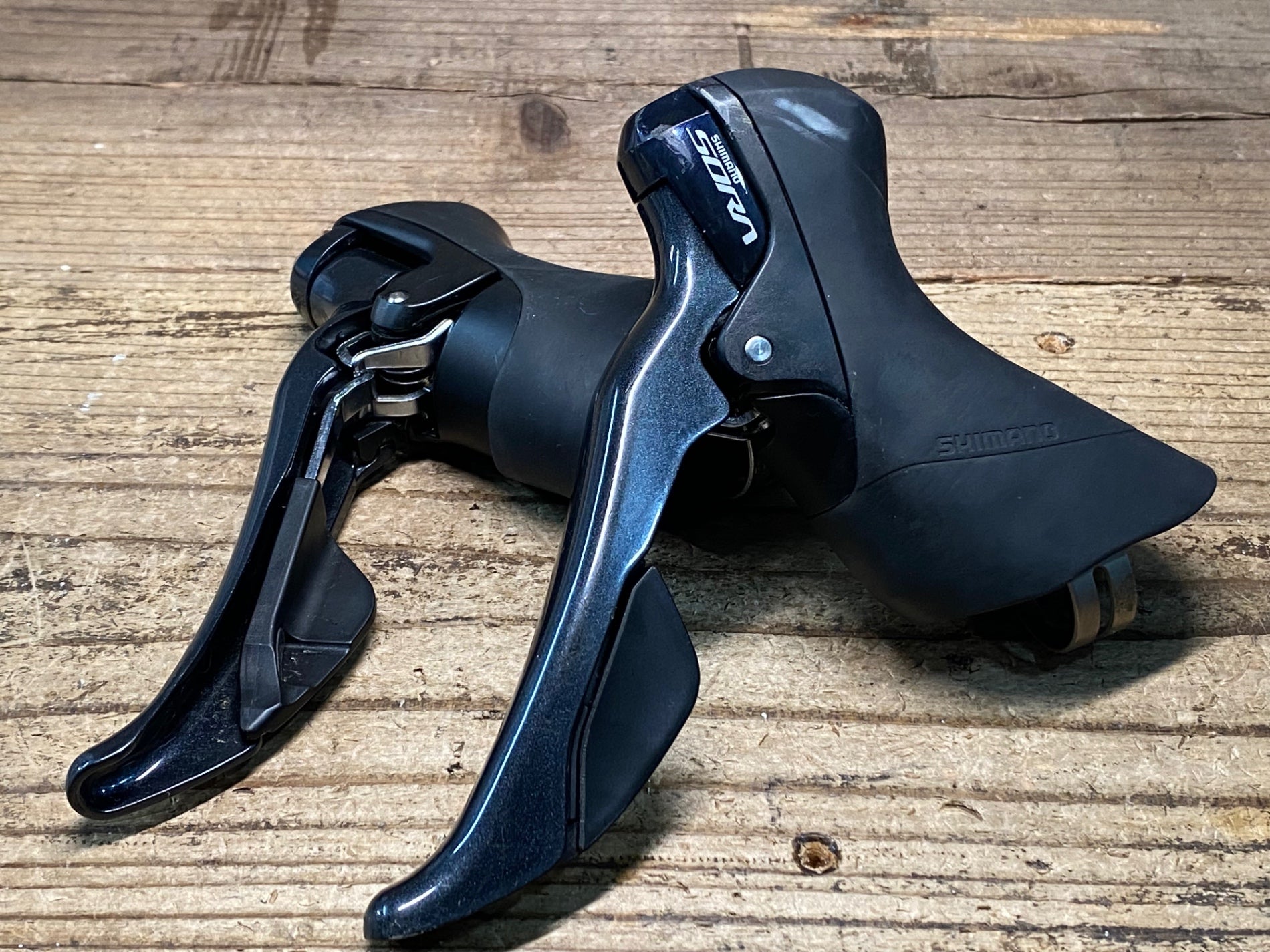 JN843 シマノ SHIMANO ソラ SORA ST-R3000 STIレバー 左右セット 2x9S