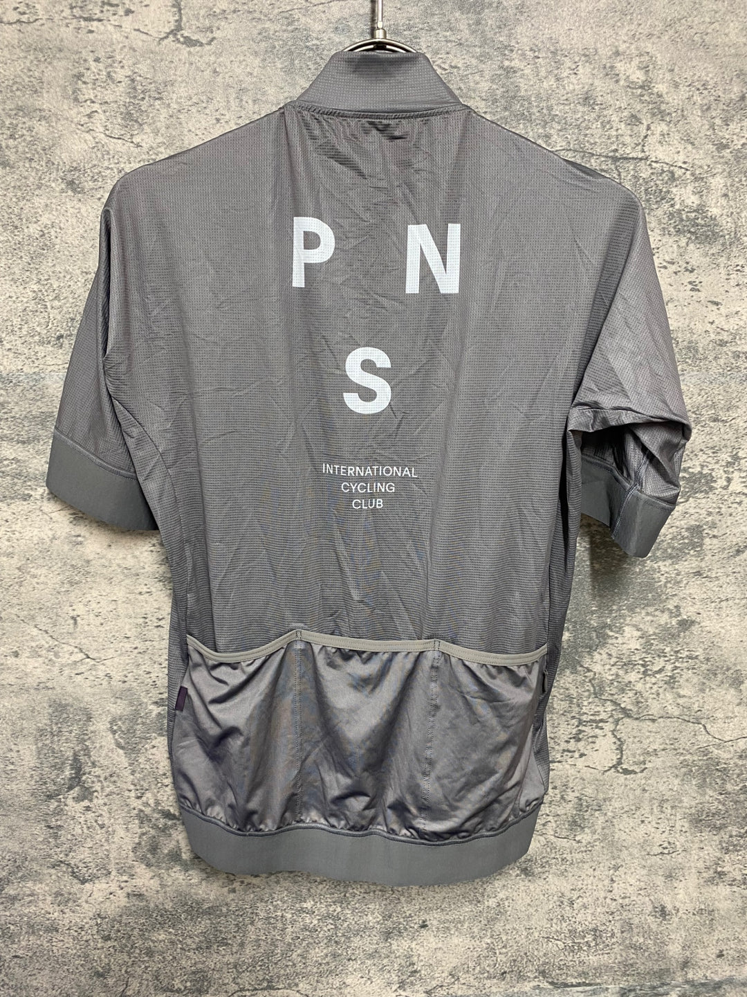 KA545 パスノーマルスタジオ PAS NORMAL STUDIOS MECHANISM JERSEY 半袖 サイクルジャージ ミディアムグレー L