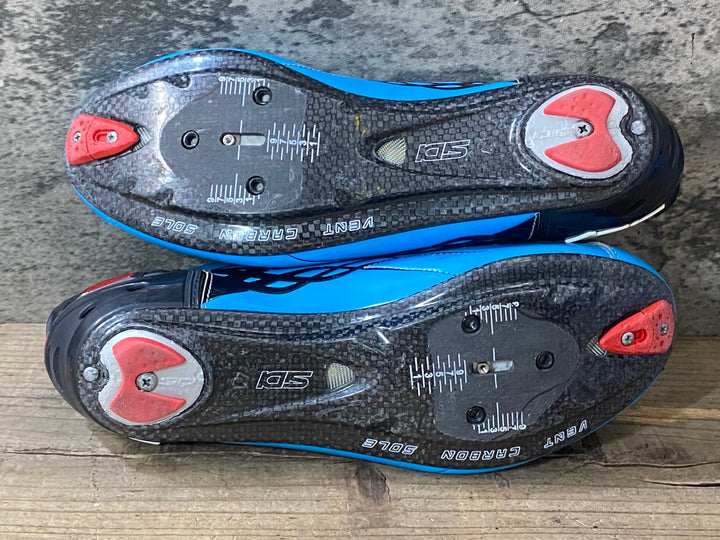 JZ644 シディ SIDI SHOT ビンディングシューズ 青 EU41 1/2 SPD-SL