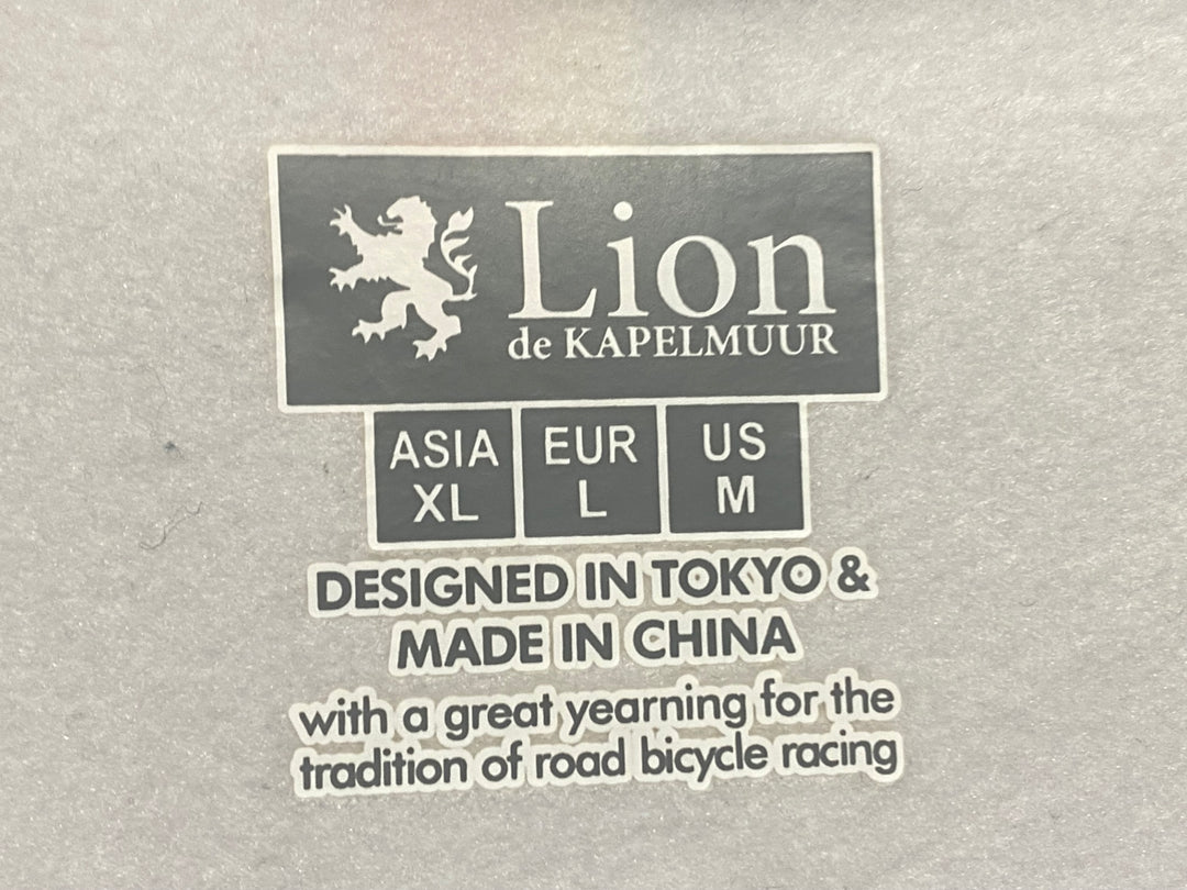JZ204 リオンドカペルミュール Lion de KAPELMUUR 長袖 サイクルジャージ グレー XL 裏起毛