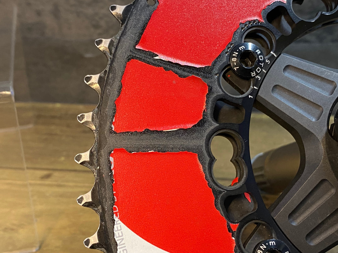 JN569 ローター ROTOR 3D クランクセット 24mmシャフト 170mm QRINGS 52/36 JAPANチェーンリング