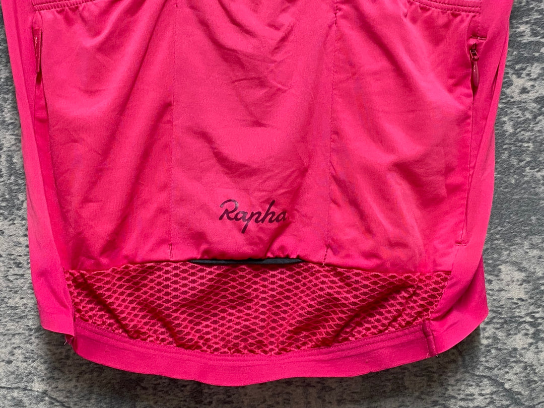 JM871 ラファ Rapha WOMEN'S LIGHTWEIGHT SOUPLESSE JERSEY Ⅱ 半袖 サイクルジャージ ピンク XS レディース