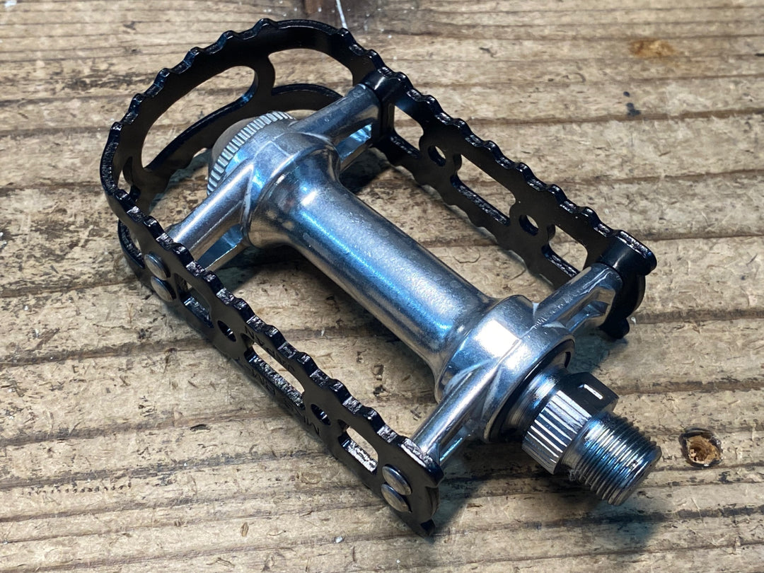 JJ017 三ヶ島 MKS BM-7 BMX フラットペダル ブラックケージ