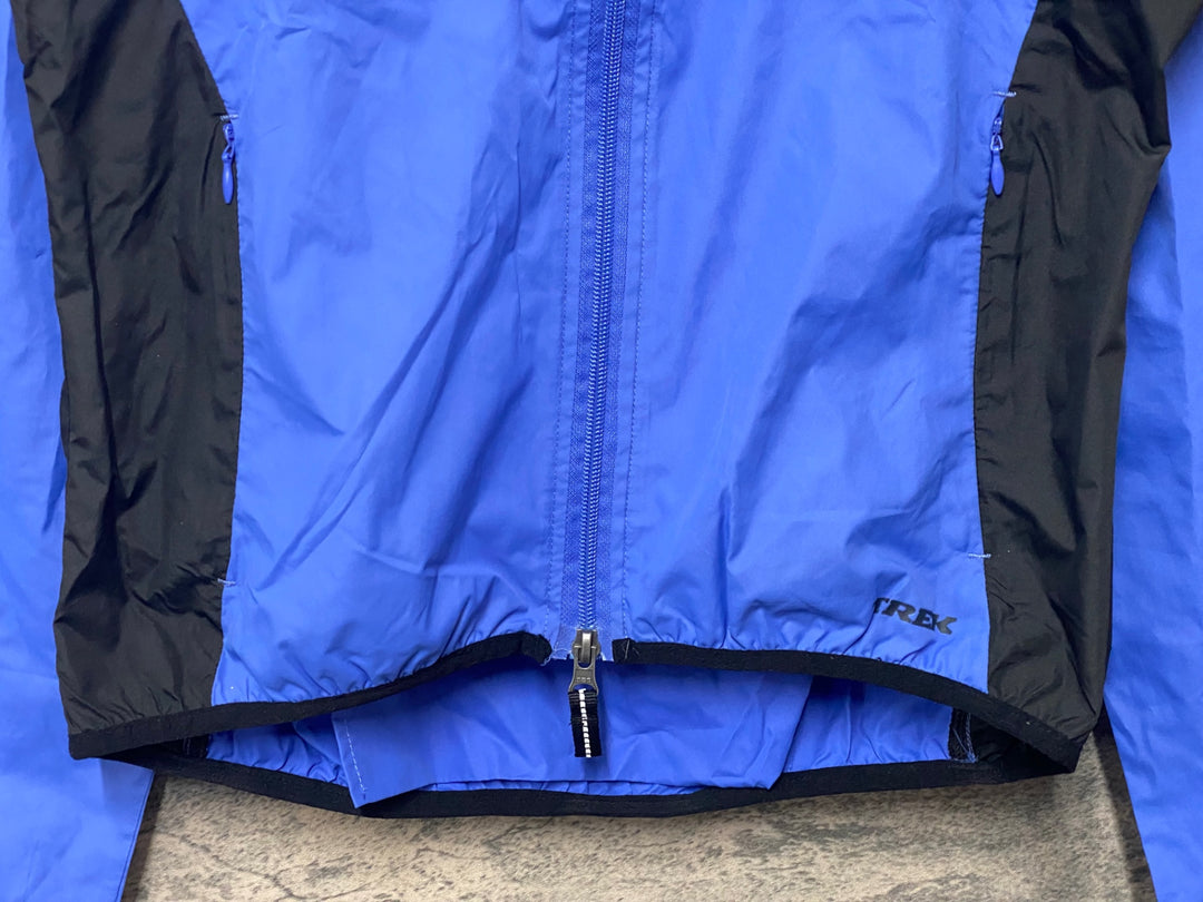 KN823 トレック TREK 長袖 ウィンドブレーカー 青 M