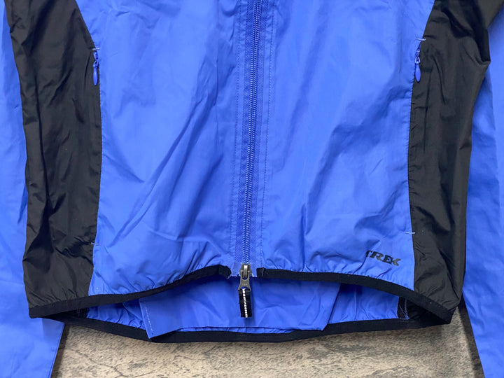 KN823 トレック TREK 長袖 ウィンドブレーカー 青 M