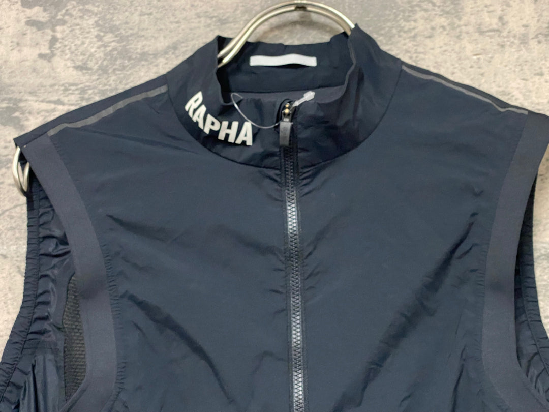 JZ143 ラファ Rapha PRO TEAM LIGHTWEIGHT GILET サイクルベスト ジレ 黒 M