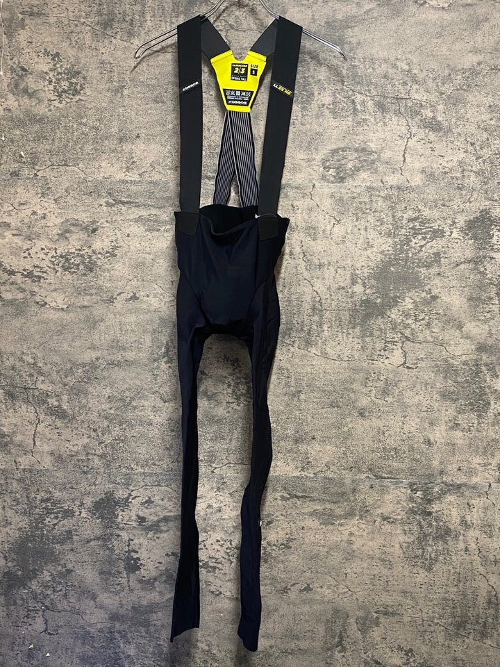 JZ565 アソス ASSOS EQUIPE RS Spring Fall Bib Tights S9 ビブタイツ 黒 S 裏起毛