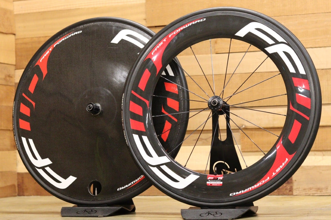 ファストフォワード FFWD F9R/DISC-T CARBON カーボン チューブラー ディスクホイール ホイールセット シマノ11/12S 【立川店】