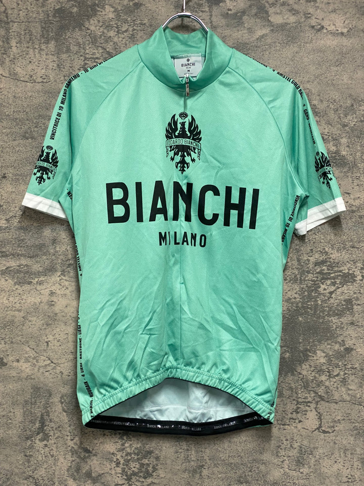 JT905 ビアンキ Bianchi 半袖サイクルジャージ チェレステ M