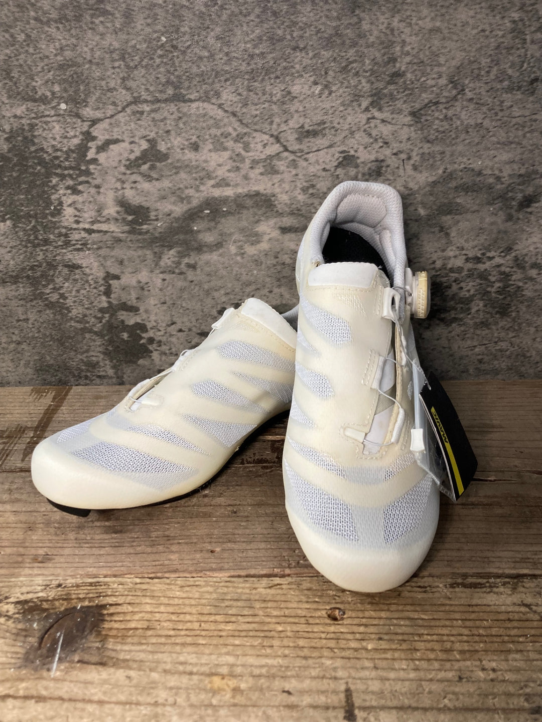 JX999 マヴィック MAVIC SEQUENCE SL ULTIMATE ビンディングシューズ 3穴 白 BOA レディース EU38 ※ソールクラックの為ジャンク