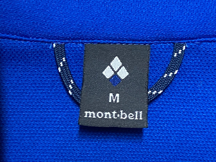 KD807 モンベル mont-bell ライトシェルサイクルジャケット 裏起毛 青