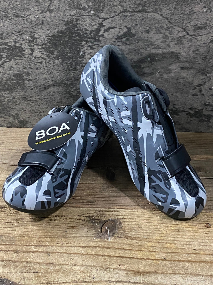 KG198 シマノ SHIMANO RP5 SH-RP501 ビンディングシューズ   3穴  GRAY CAMO EU40