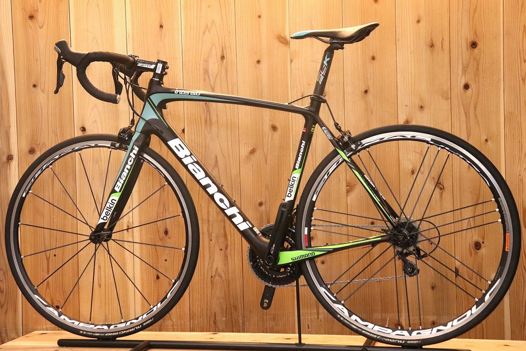 ビアンキ BIANCHI インテンソ INTENSO TEAM BELKIN 2015年モデル 55サイズ シマノ 105 5800 11S カーボン ロードバイク 【芦屋店】