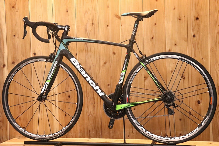 ビアンキ BIANCHI インテンソ INTENSO TEAM BELKIN 2015年モデル 55サイズ シマノ 105 5800 11S カーボン ロードバイク 【芦屋店】