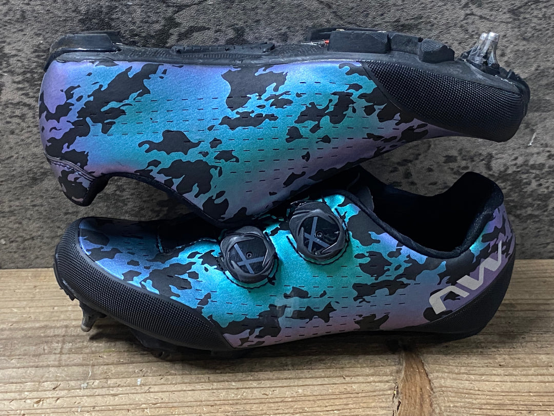 KF578 ノースウェーブ NORTHWAVE REBEL 3 ビンディングシューズ カメレオン EU41 2穴