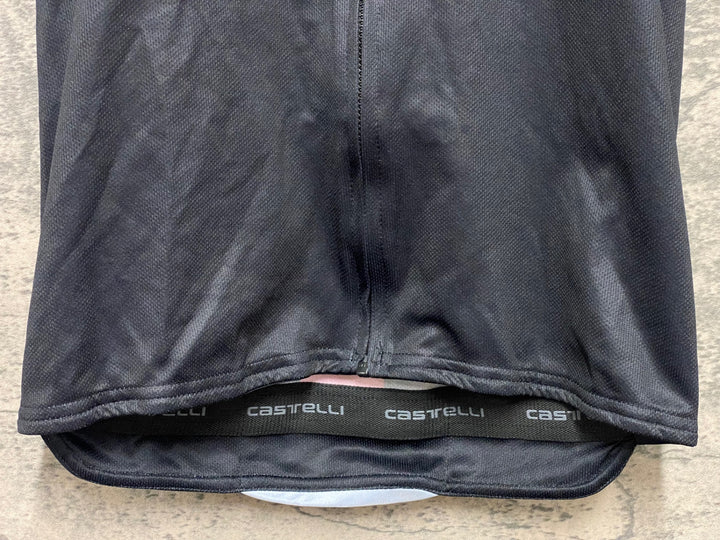 KG335 カステリ CASTELLI 半袖 サイクルジャージ 赤 黒 S INEOS