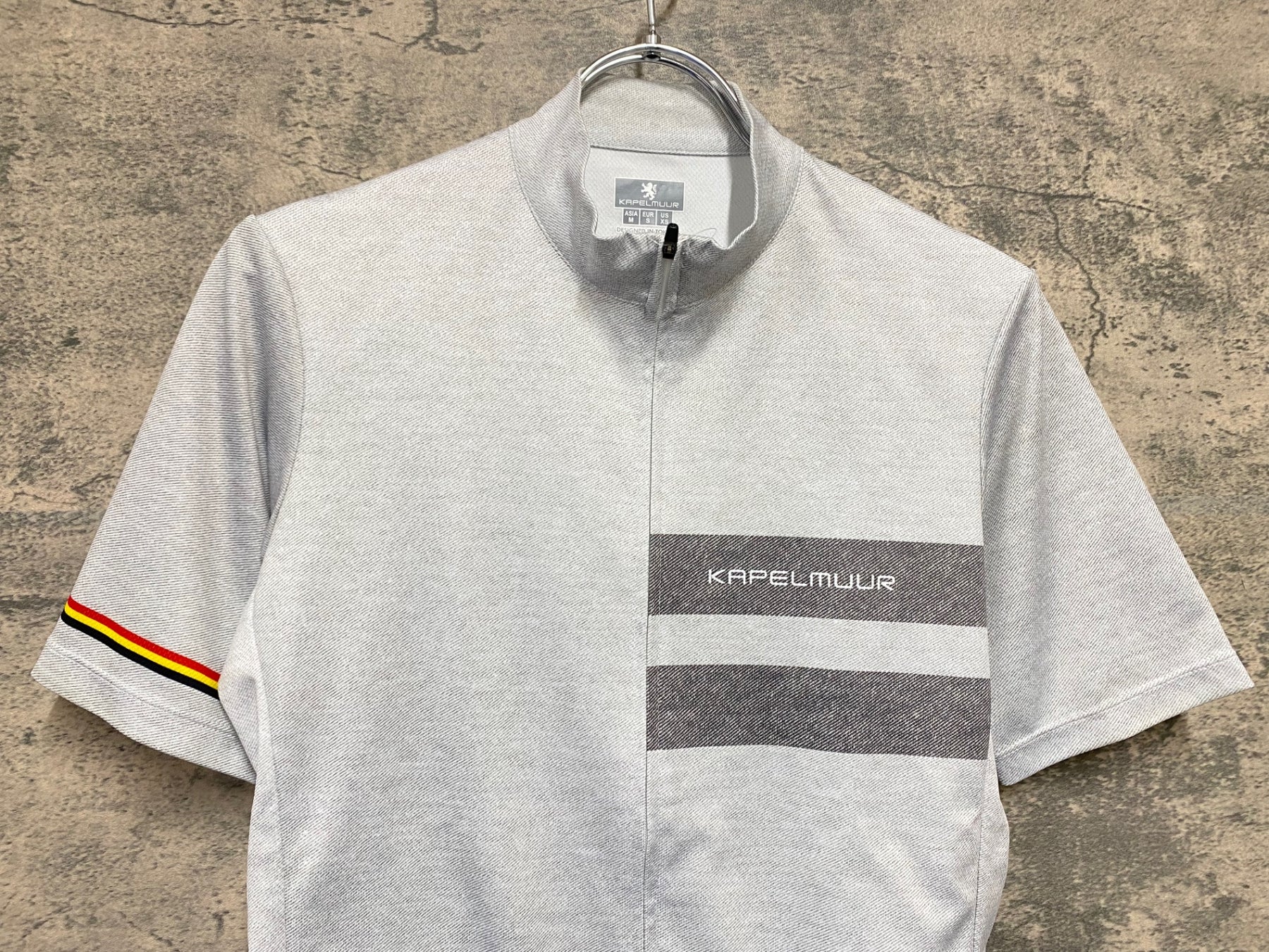 KD187 カペルミュール KAPELMUUR 半袖 サイクルジャージ グレー M