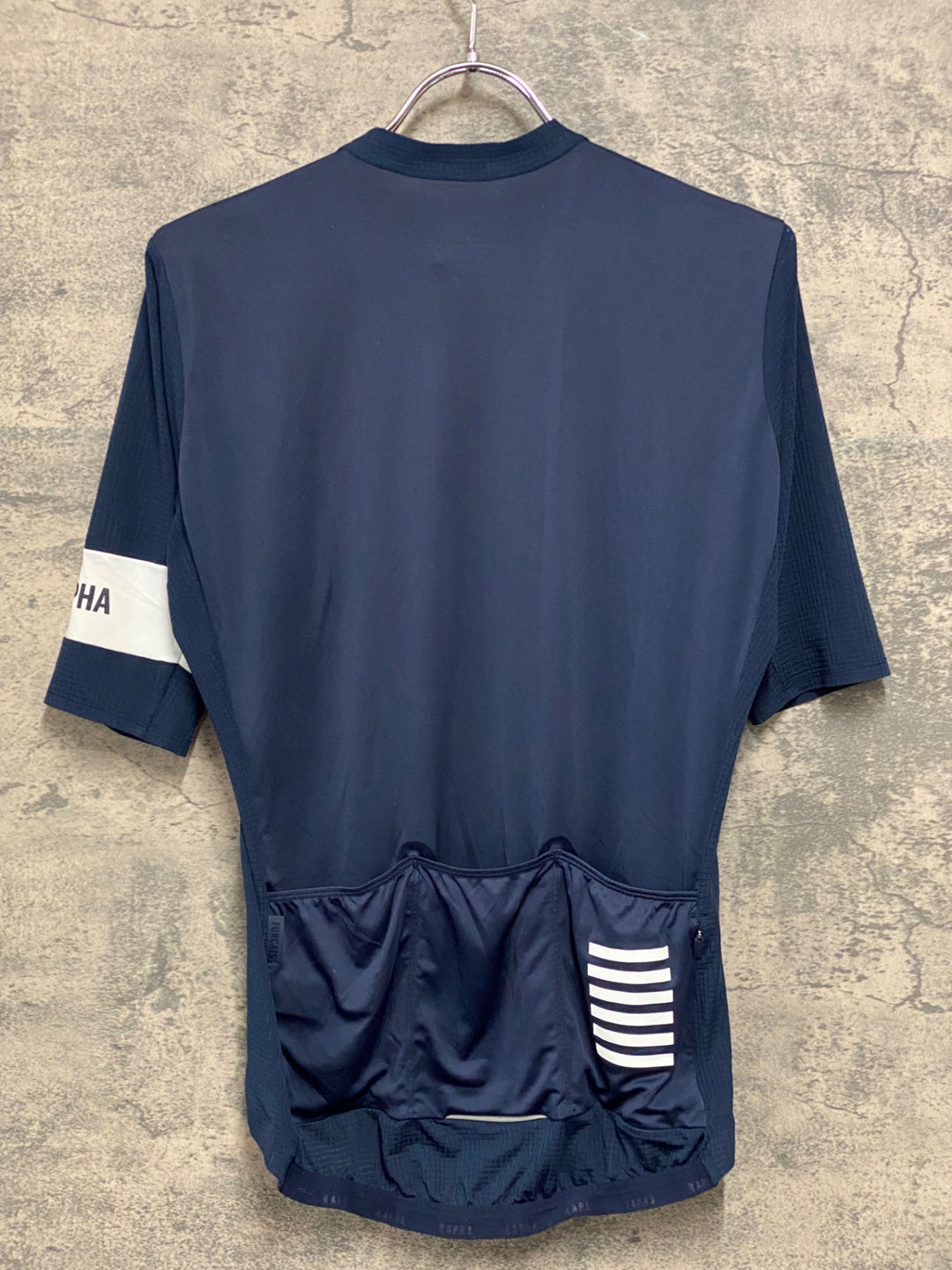 JW112 ラファ Rapha PRO TEAM JERSEY 半袖サイクルジャージ 紺 M