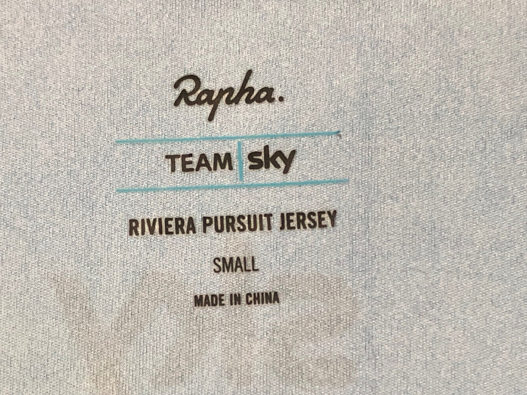 JV926 ラファ Rapha RIVIERA PURSUIT JERSEY 半袖 サイクルジャージ ターコイズ S TEAM Sky