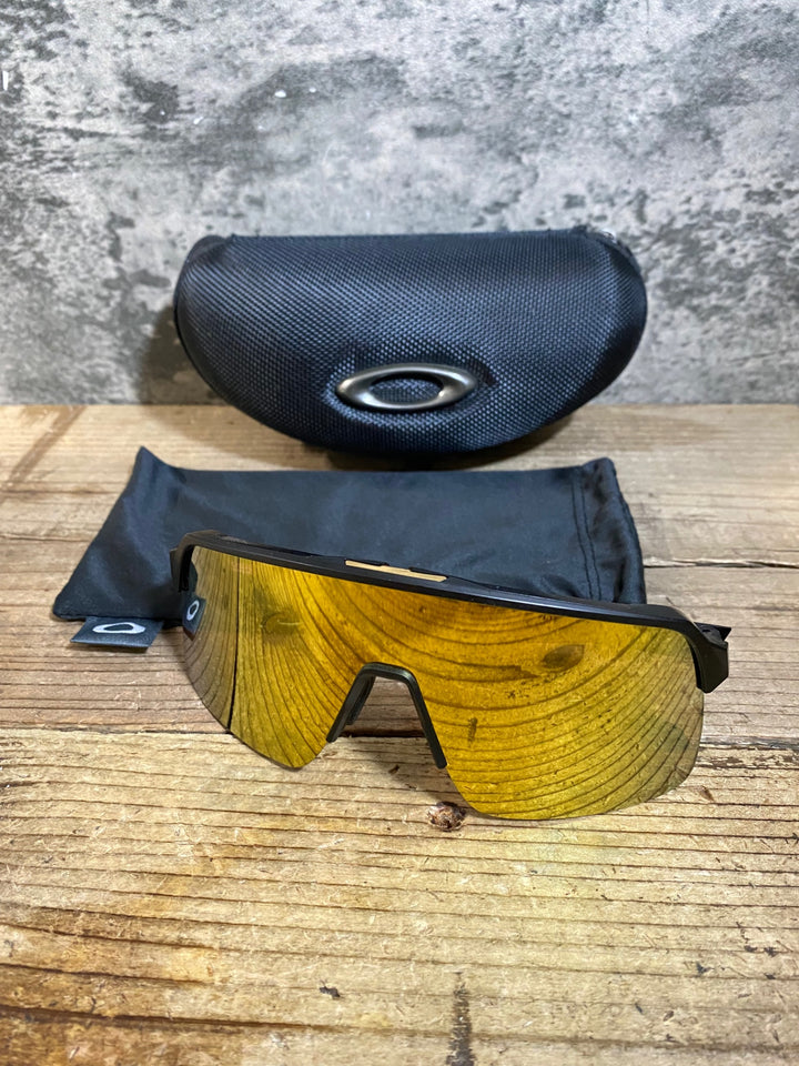 KG538 オークリー OAKLEY SUTRO Lite サングラス アイウェア 黒 PRIZM ROAD レンズ傷