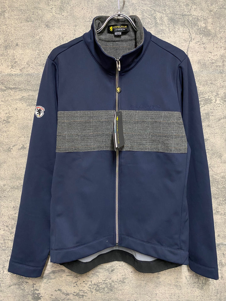 KP358 カペルミュール KAPELMUUR サイクルジャケット 紺 XL 裏起毛