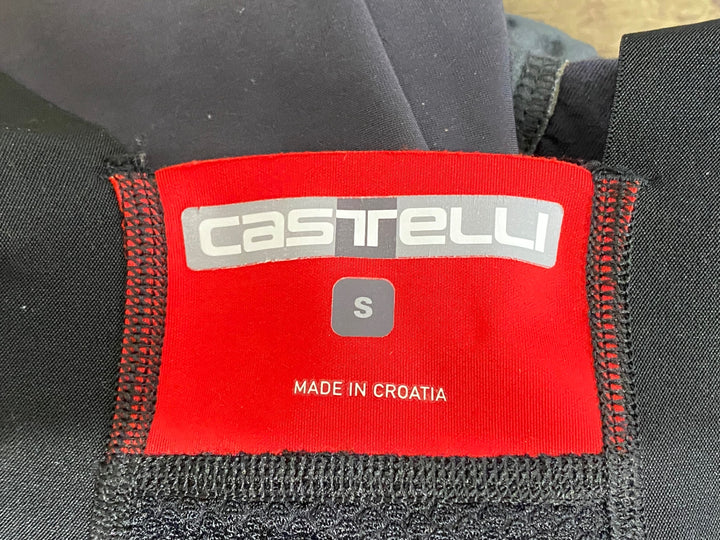 JY242 カステリ CASTELLI ビブタイツ カーキ色 S 裏起毛