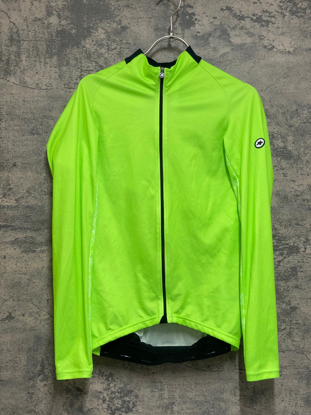JL093 アソス assos MILLE GT LONG SLEEVE JERSEY 長袖 サイクルジャージ 黄緑 S