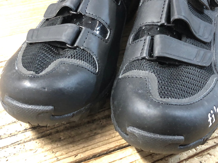 KG384 フィジーク FIZIK M6 MTB shoes ビンディングシューズ 黒 SPD EU42 ※ペン字あり