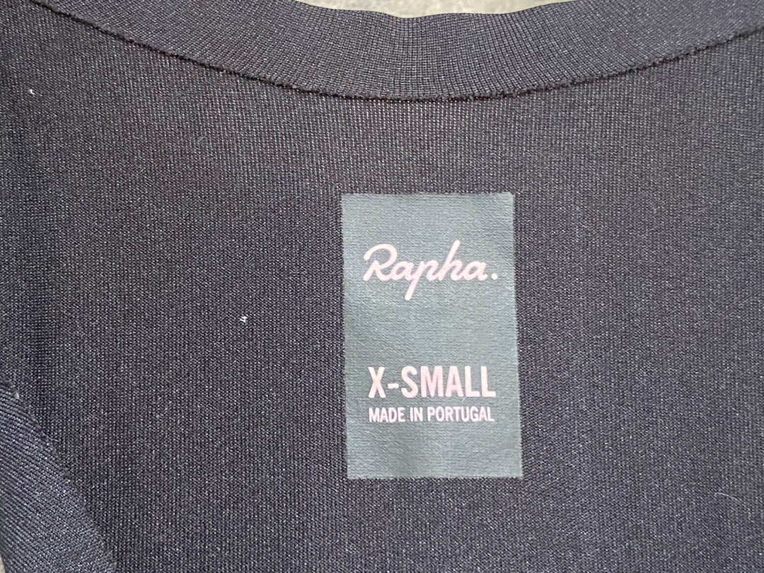 JX640 ラファ Rapha SOUPLESSE THERMAL BIB SHORTS ビブショーツ 黒 レディース S 裏起毛