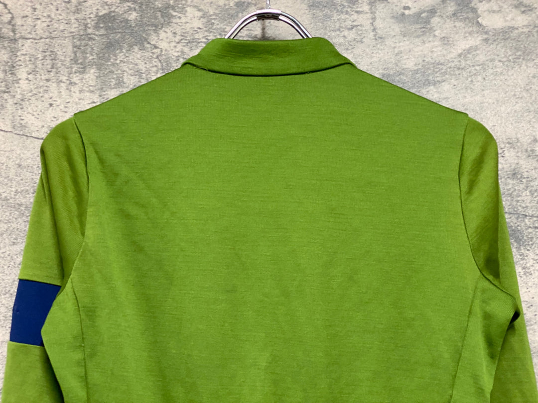 JJ275 ラファ Rapha CLASSIC LONG SLEEVE JERSEY 長袖サイクルジャージ 緑 XS