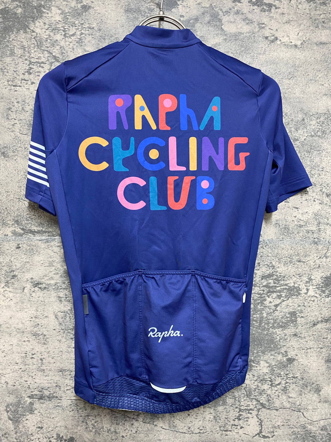 JM665 ラファ Rapha WOMEN'S Geoff McFetrdige 限定モデル 半袖 サイクルジャージ 紫 XS