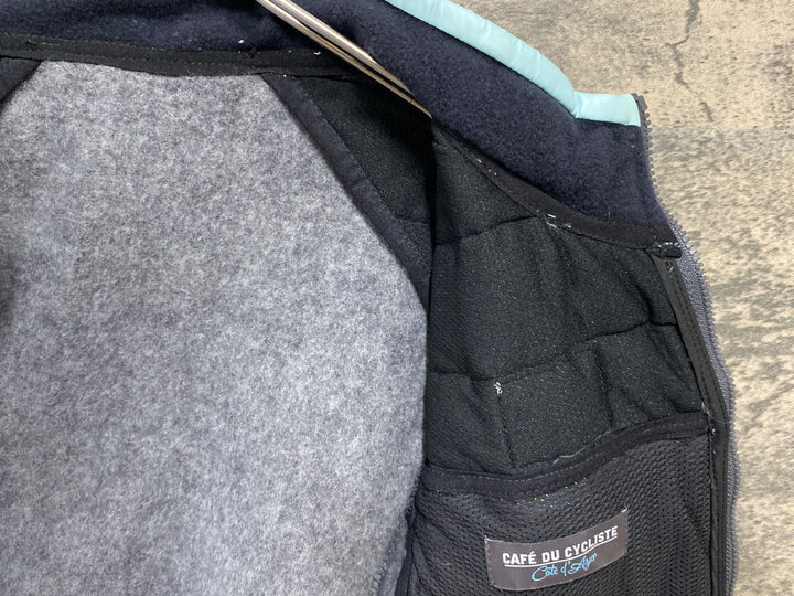 KC334 カフェドシクリステ Cafe du Cycliste Albertine Women 長袖 サイクルジャケット 青 S