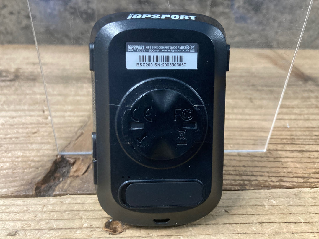 KN296 iGP SPORT BSC200 サイクルコンピューター 動作確認済み