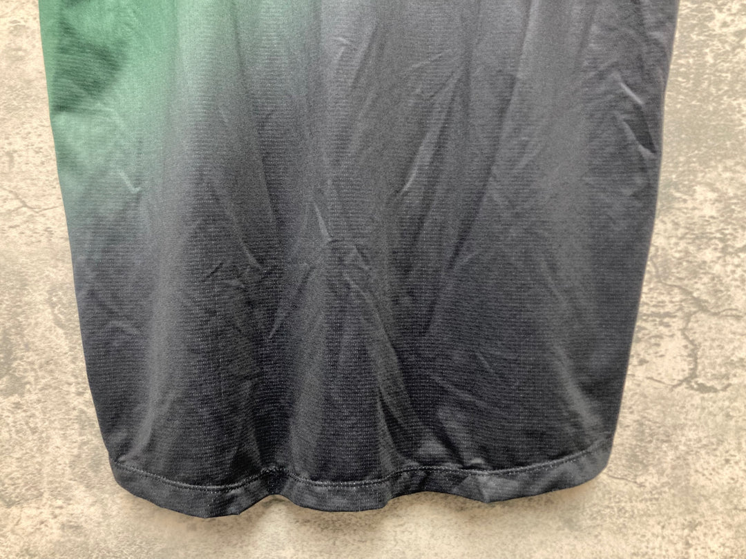 KI307 100％ Celium 半袖 Tシャツ 深緑 黒 S