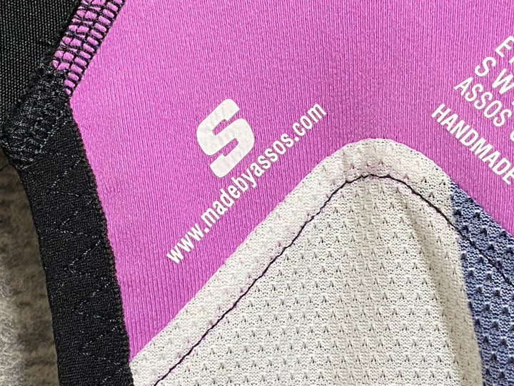 JP392 アソス ASSOS MILLE LL.bonKa 4.4 WINTER ビブタイツ 黒 S 裏起毛