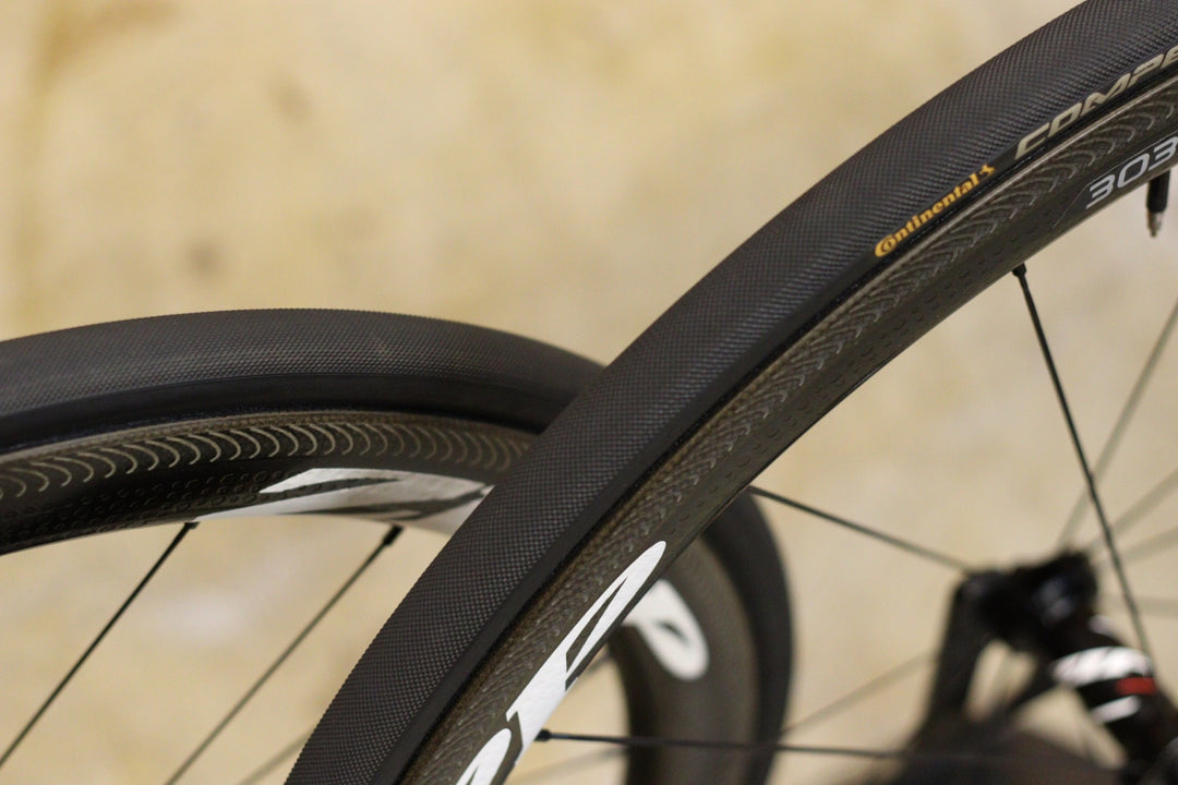 訳あり品 ジップ ZIPP 303 ファイアクレスト Firecrest カーボン チューブラー ホイールセット シマノ 12/11S 【立川店】
