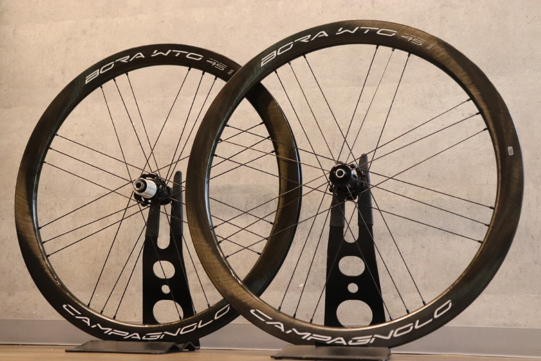 カンパニョーロ Campagnolo BORA WTO 45 DB カーボン チューブレス ホイールセット シマノ 12/11S 【さいたま浦和店】