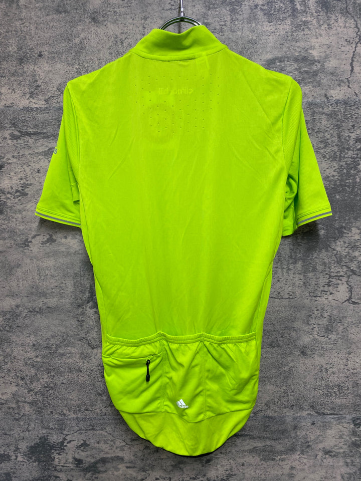 JI924 アディダス adidas 半袖 サイクルジャージ 緑 M climachill